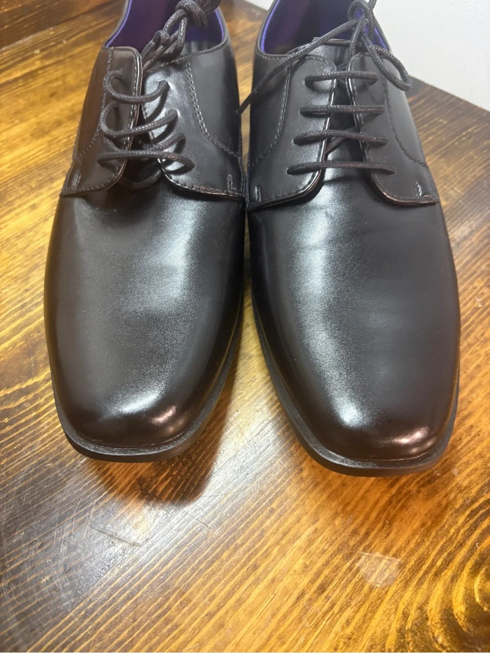 Perry Ellis Black Dress Shoes Size 8